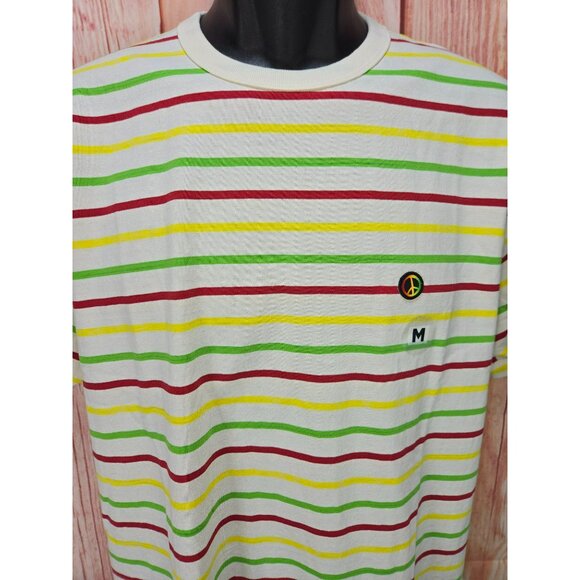 Vans Off The Wall Tee Medium Tyson Peterson Striped T-Shirt NWT - Picture 2 of 10